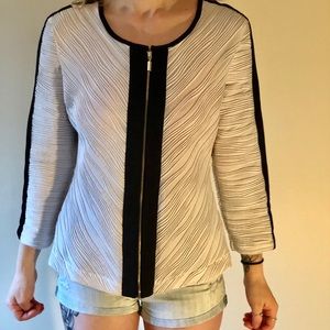 Zip up blouse